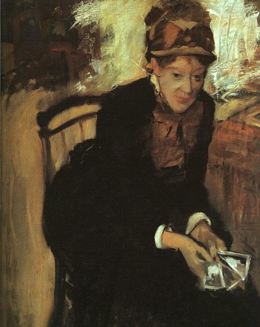 Edgar Degas Portrait of Mary Cassatt china oil painting image